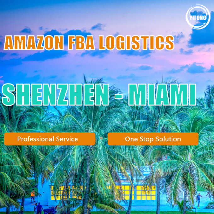 Service de logistique de FBA de NVOCC Amazone de Shenzhen vers Miami 1 porte-à-porte
